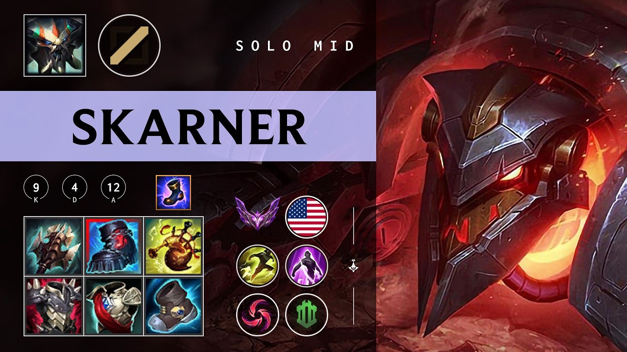 Skarner Mid vs LeBlanc - NA Master Patch 26.04