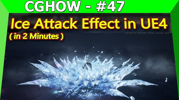 Ice Spikes AOE Attack VFX in Unreal Engine 4 ! (Fast Tutorial) 🧊❄️💥