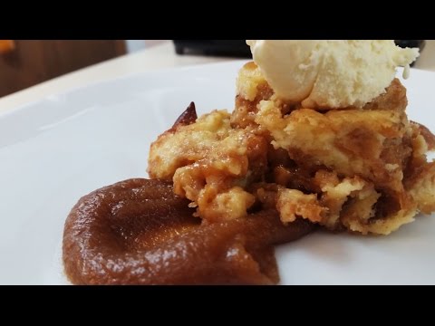 Donut Bread Pudding Easy DIY Dessert w/ Whiskey Peanut butter Sauce | MSK #9