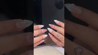 nail extension 😭💗🤌🏻#nailart #naildesign #nailstyle