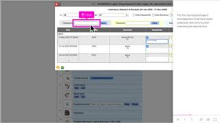 Laboratory Dispatch & Receipt