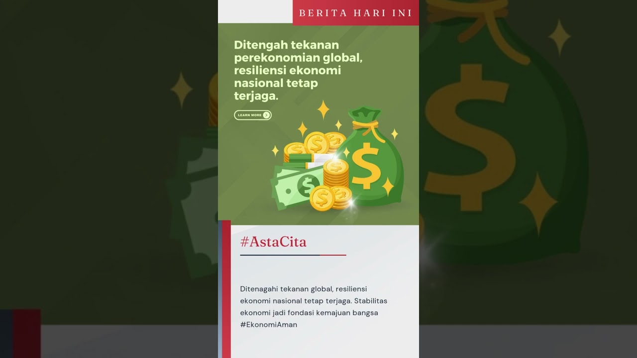 Resiliensi ekonomi terjaga di tekanan global 