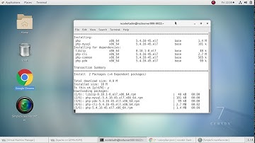 How to install Apache MySQL and PHP in CentOS Linux -by-NCD0318H018