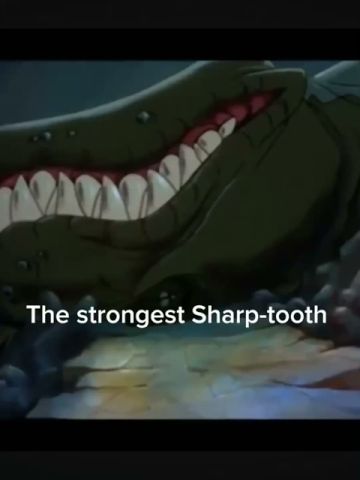 The strongest Sharp-tooth in Land before time / T-rex edit 🦖 ( JuggernautEditz )