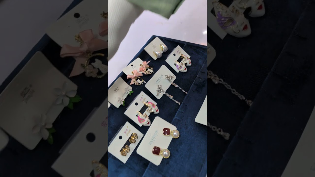 New Trending Korean earrings Collection |Lezara Nx|Sadar Bazar |Delhi Wholesale Market |