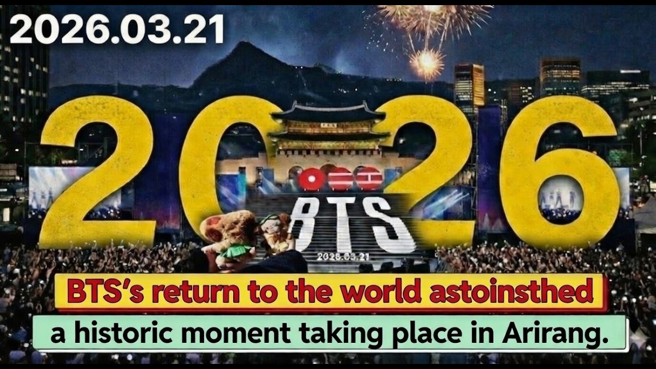 BTS's return to the world astonished, a historic moment unfolding at Arirang.
