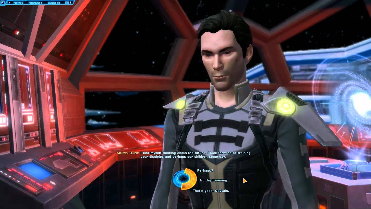 SWTOR Malavai Quinn "Training the Future" (Romance)