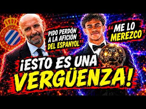 MONCHI, ESPANYOL SPORTING DIRECTOR, APOLOGIZES ON EL LARGUERO FOR LAMINE YAMAL AND THE BALLON D'OR