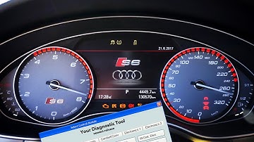 Audi A6 C7 needle sweep activation with VCDS