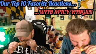 Our Top 10 Reactions with SPICY WINGS!!! | ETS21 Podcast Episode #1