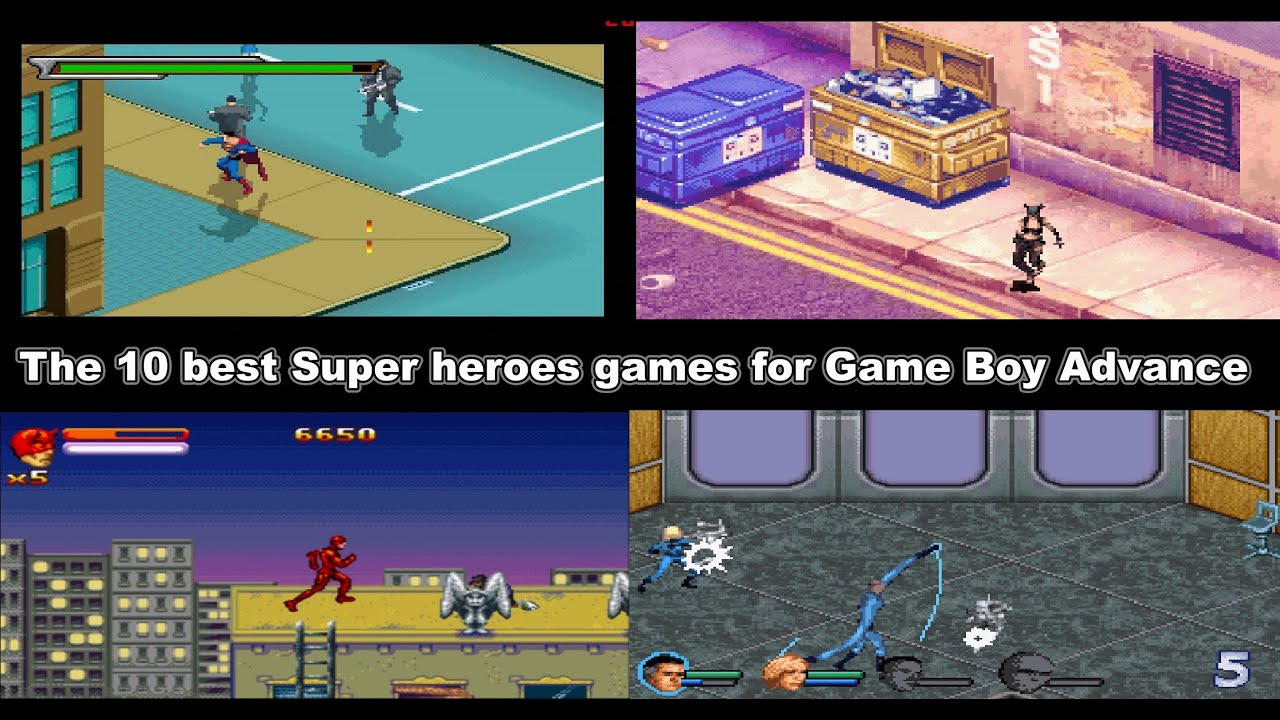 The 10 best Super heroes games for Game Boy Advance