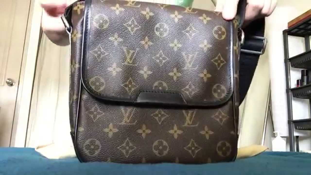 Louis Vuitton Monogram Macassar Bass PM Messenger Bag at 1stDibs