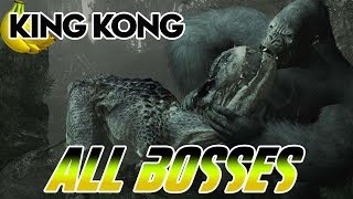 King Kong - All Bosses + Ending