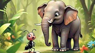 Can a Tiny Ant Teach a Mighty Elephant a Lesson? 🐜🐘 | Moral Story for Kids 🌿