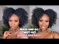 EASY Wash and Go Twist Out on Natural 4C Hair | ORS and Natural Hair Products Review |OnlyOneManassa