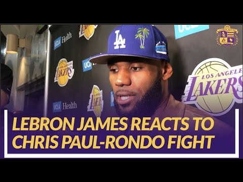 Lakers Nation Interview: LeBron James Reacts to Chris Paul-Rajon Rondo Fight