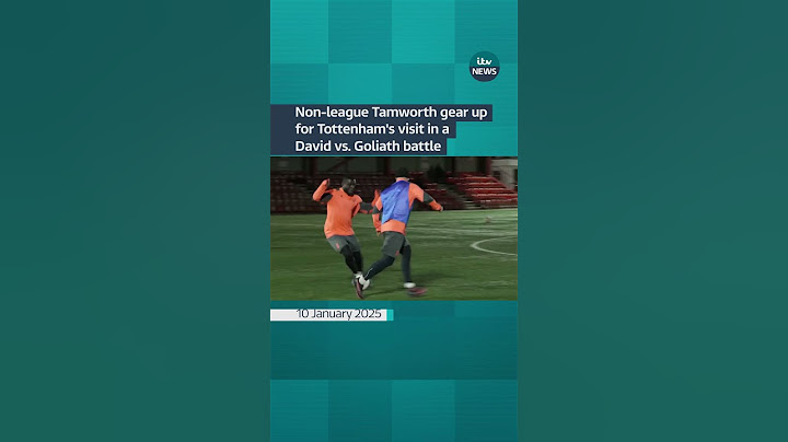 Non-league Tamworth gear up for Tottenham's visit in a David vs. Goliath battle #itvnews #tamworthfc
