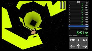 Run 3 - Any% in 10:05.500 (Former World Record)