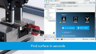 Robot tutorial - How to add a find surface node to your robot program