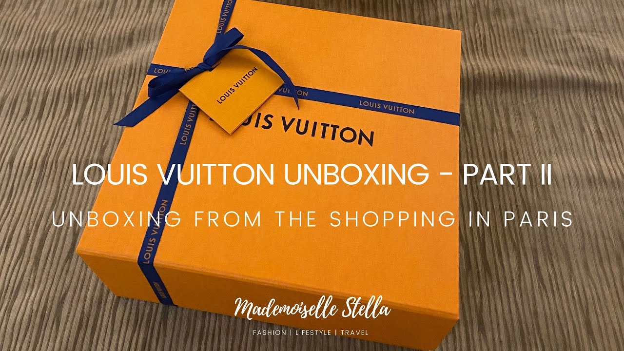 LOUIS VUITTON PARIS FLAGSHIP UNBOXING