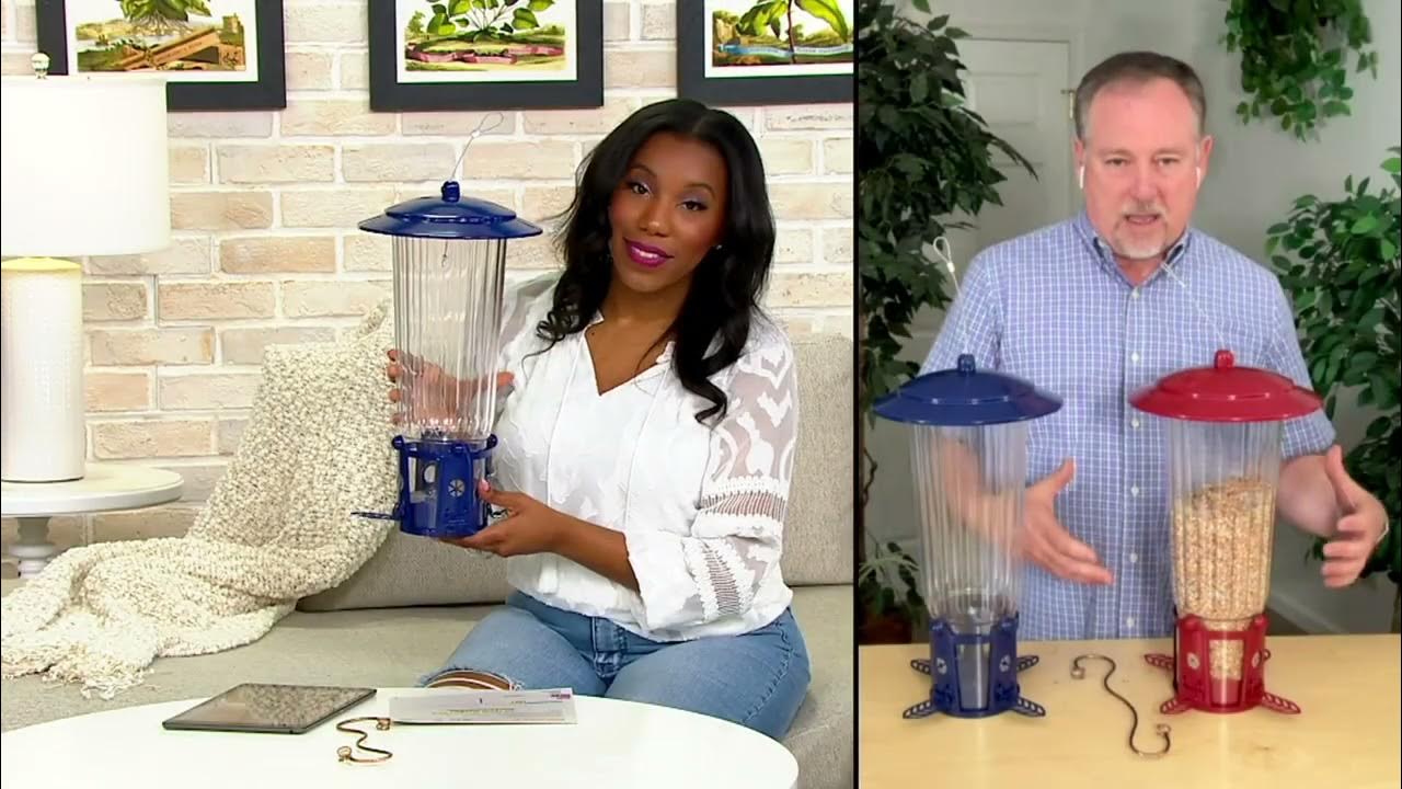 Perky Pet Squirrel BeGone MAX Bird Feeder and Hook Set on QVC YouTube