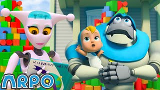 Playdate Construction: Baby Daniels Building Blocks | ARPO | Educational Kids Videos | Moonbug Kids