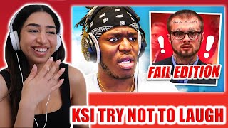 KSI: Try Not To Laugh (Fail Edition)| REACTION!