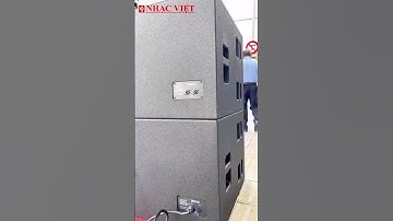 Line array DALLAS LA208 và Sub DALLAS BA 218S