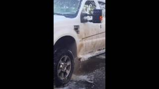 Foam Cannon vs. Dirty Truck