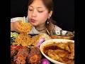 ASMR: EATING SPICY MUTTON FAT CURRY🔥 BASMATI RICE || #shorts #mukbangn#asmreating #mukbangasmr #asmr