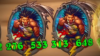 Going for GREEDY Scaling! | Hearthstone Battlegrounds