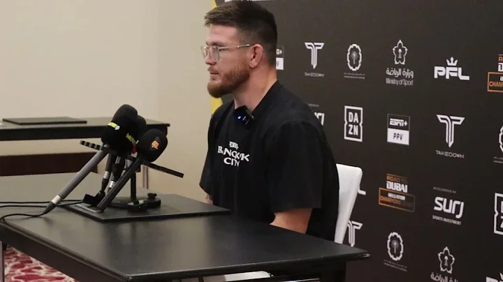 Johnny Eblen Speaks to the Media Ahead of Fabian Edwards PFL Fight