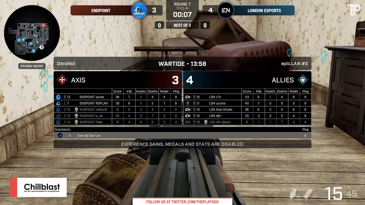 London Esports vs Team Endpoint (Derailed) - epic.28 LAN Upper Final