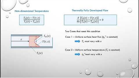 Convective Heat Transfer - Internal Flow - Part 2