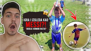 DECAK KOJI IGRA I IZGLEDA KAO MESSI *dobija hormon rasta*