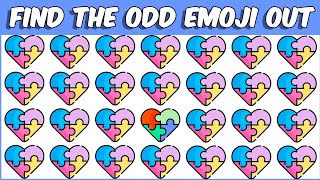 Find The ODD One Out #117 | HOW GOOD ARE YOUR EYES | Emoji Puzzle Quiz