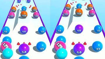 Ball Run 2048 - All Levels Gameplay Android , ios game Mobile Game Max Level New Update ( Levels 21