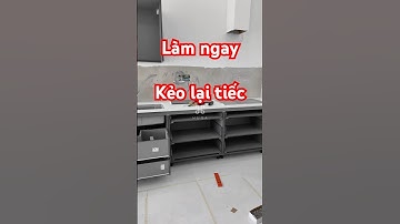 Làm tủ bếp mới nhớ làm cái này nha #tubep #giaiphapbep #huga