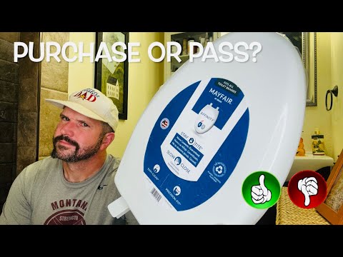 Unboxing Install Review Of The Mayfair Easy Clean Toilet Seat