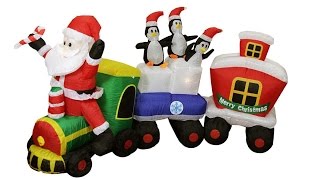 Christmas Inflatables Decorations Display Santa Claus Snowman Dinosaur Minions Lowes Home Depot