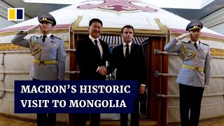 French president Macron makes a play for Russia-dependent Mongolia