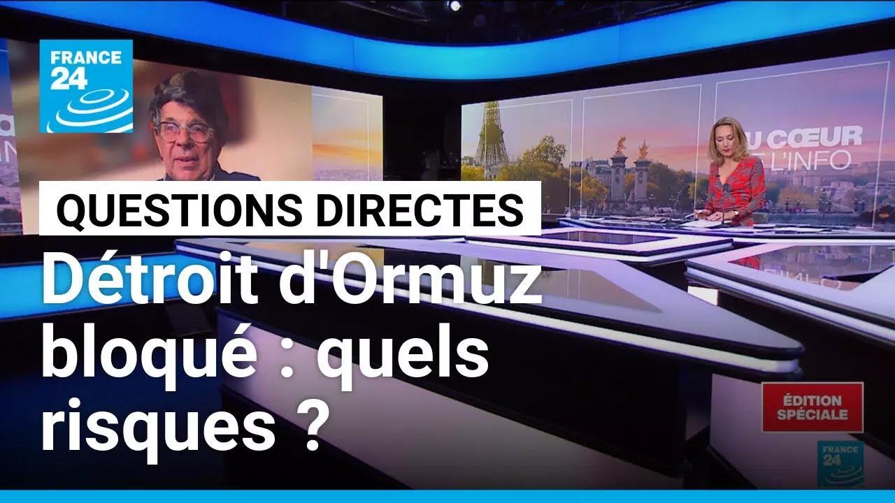 Détroit d'Ormuz bloqué : quels risques ? • FRANCE 24