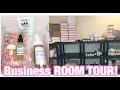 BUSSINESS ROOM TOUR/RUNNING A BUSINESS DURING A PANDEMIC/LIFE OF A ENTREPRENEUR!