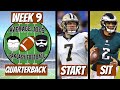 Fantasy Football 2021 Quarterback Week 9 Must Start and Sits