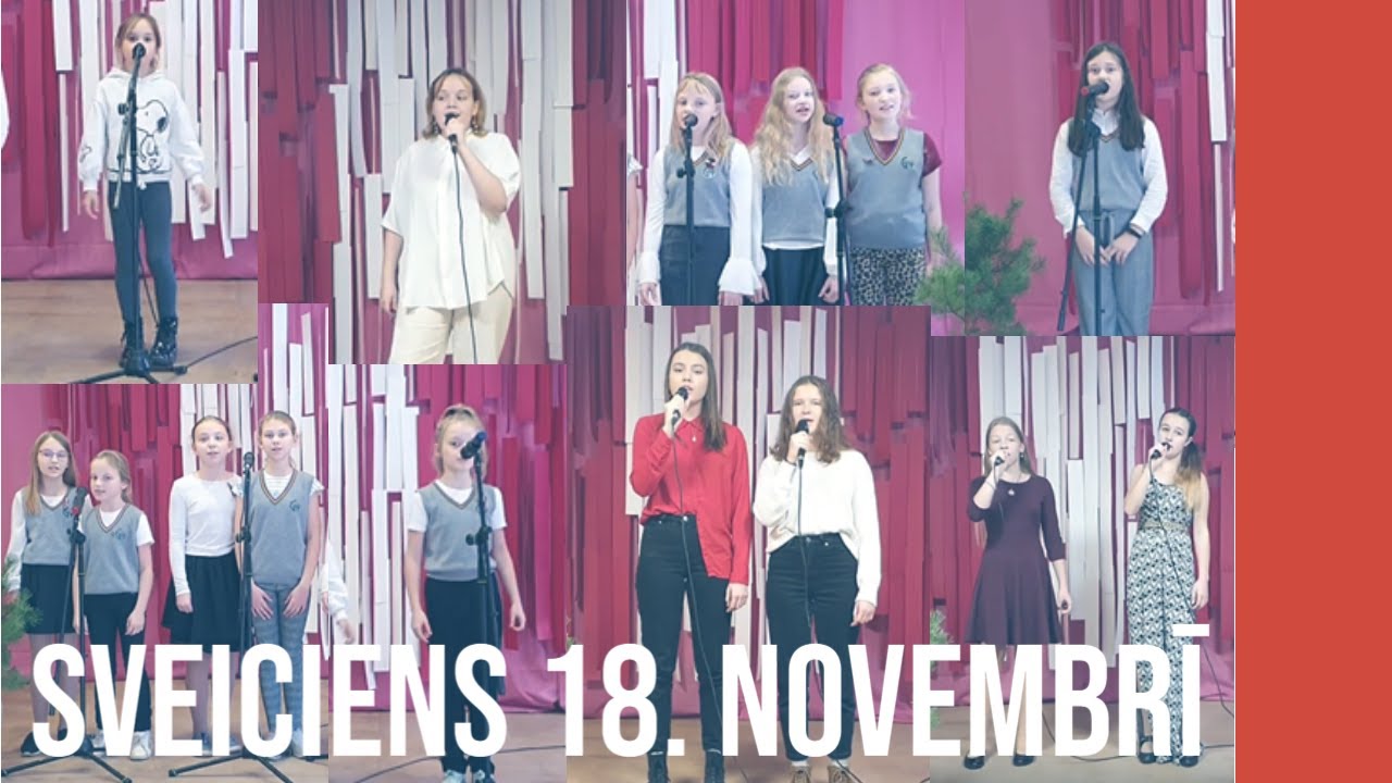 Patriotisks muzikālais sveiciens no skolas ansamblīšiem | GT97