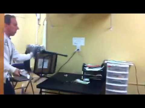 Epic ninja nunchuck strike  violent bone breaking blow