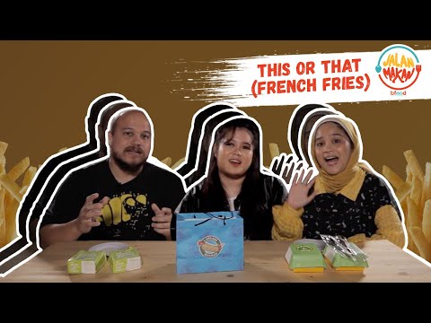 FRENCH FRIES CHEESE JAJANAN UNTUK MENEMANI KERJA SOBRI - THIS OR THAT FRENCH FRIES !!