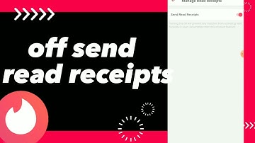 How To Turn Off Send Read Receipts On Tinder App