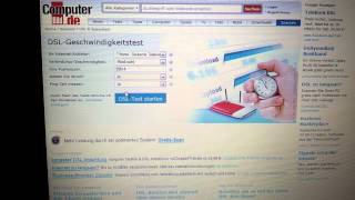 DSL-Geschwindigkeit messen / testen - Speedcheck Internet