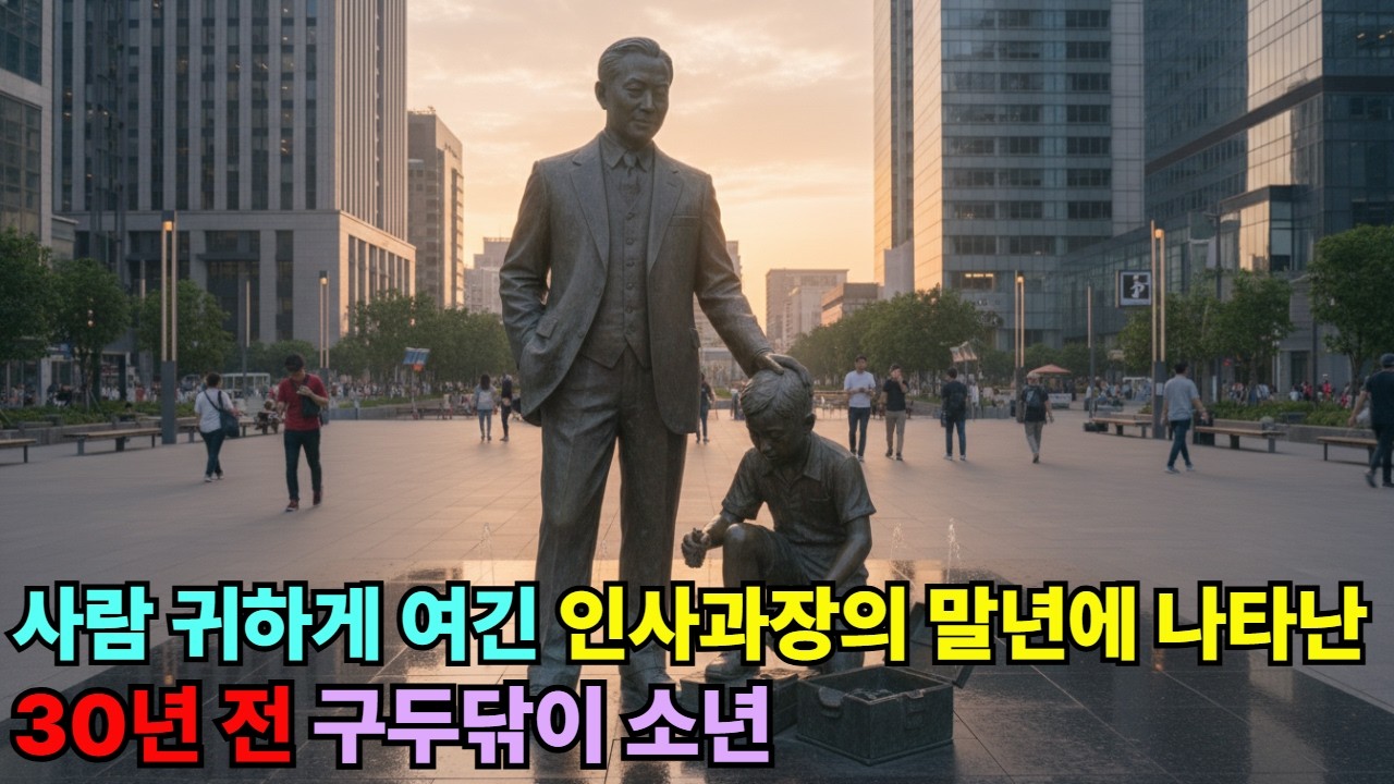 사람 귀하게 여긴 인사과장의 말년에 나타난 30년 전 구두닦이 소년 #오디오북 #실화사연 #사이다사연 #감동사연 #반전사연